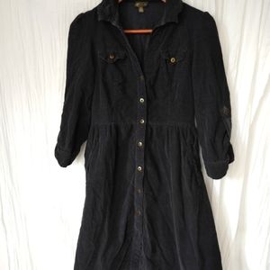 Anthropologie Fei • Corduroy Fit & Flare Dress